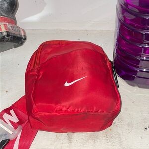 Nike Red Belt Bag for Men